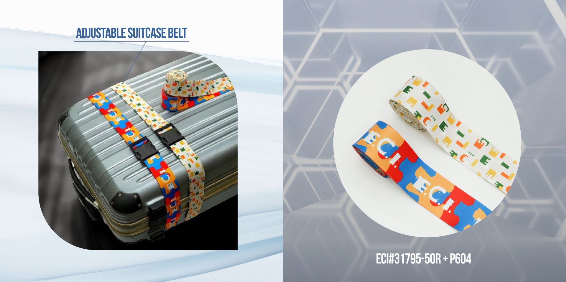   Adjustable Suitcase Belt (31795-50R + P604)  