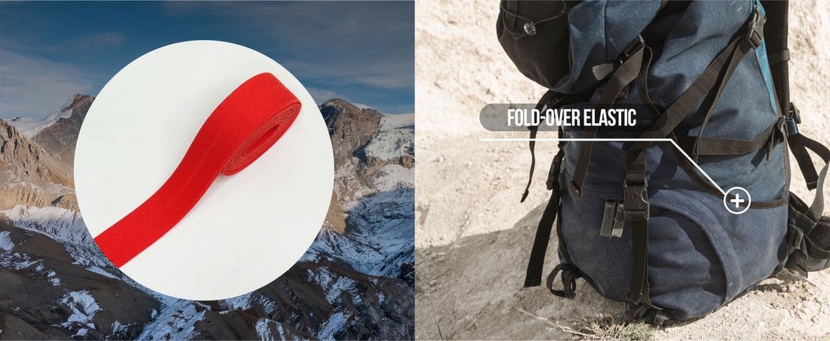 Hiking Backpacks: Applied to the edges of hiking bags, it enhances durability and prevents fraying, even in harsh outdoor conditions.