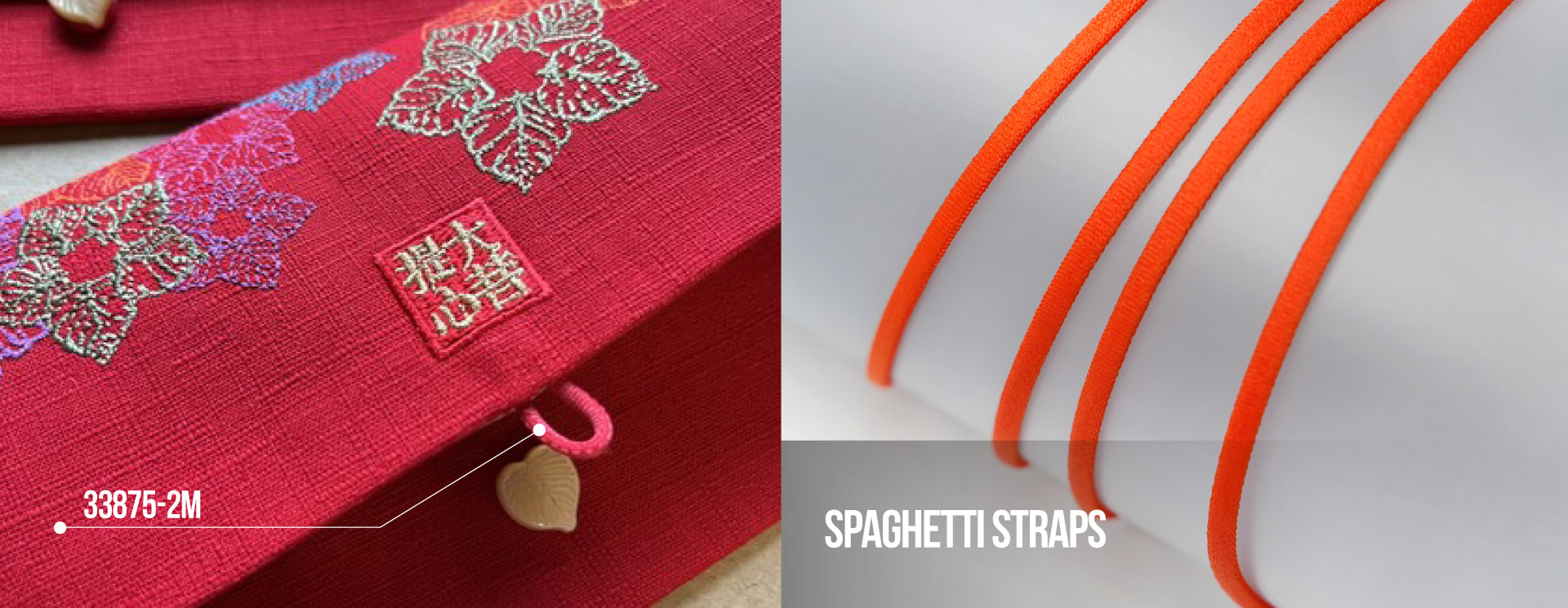 Almost Endless Applications for Elastic Tape｜versatile Dharma Drum Mountain clutch bag
