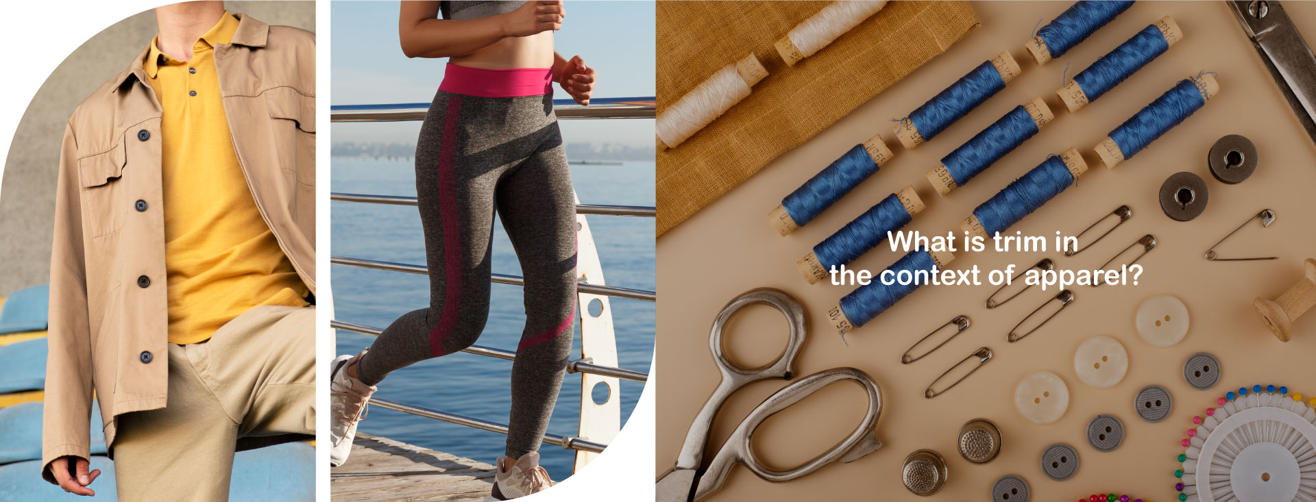 What is trim in the context of apparel?