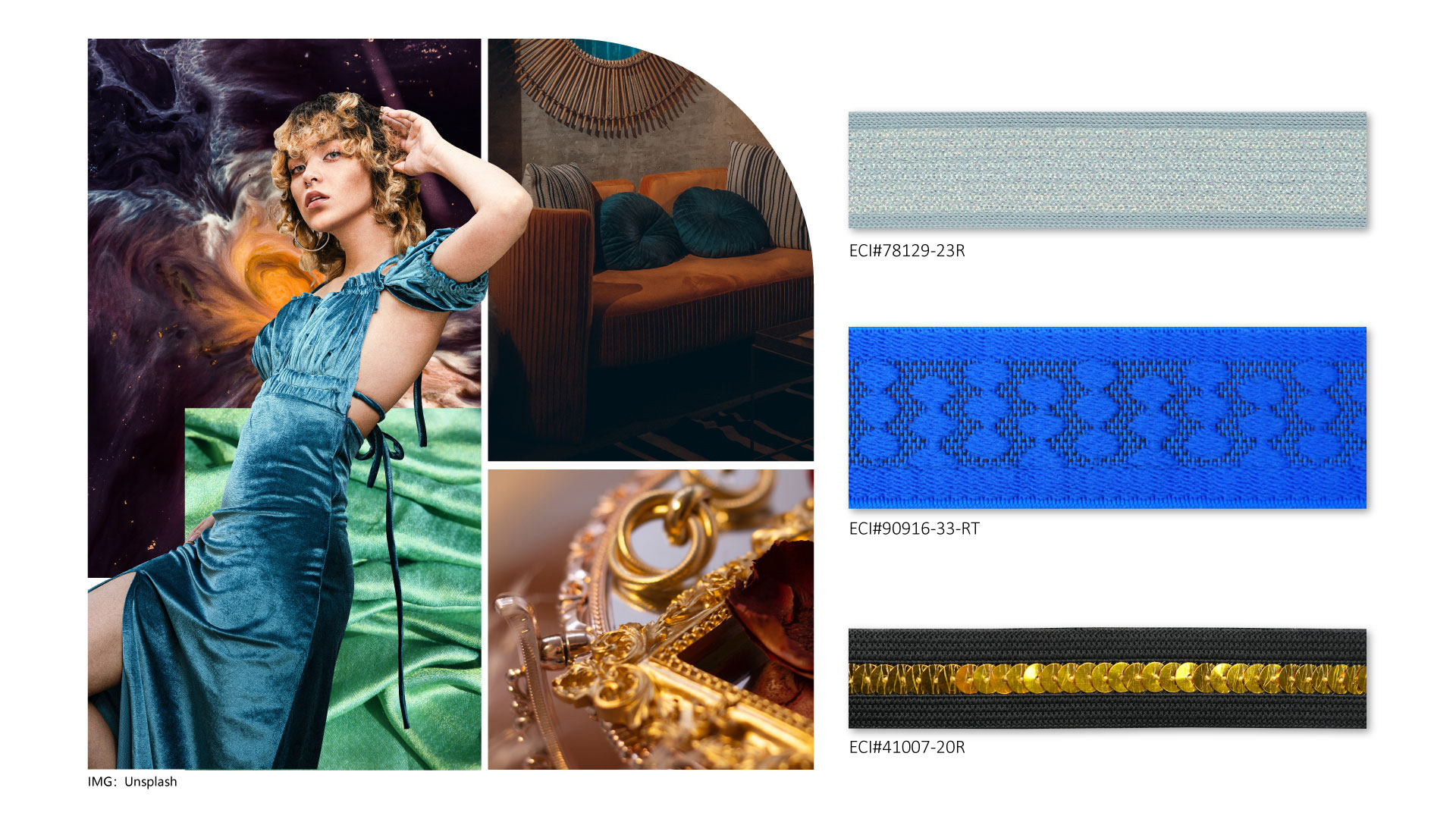 FW24- MYSTICISM: Darkness & Aestheticism MYSTICISM delves into the depths of darkness and elegance, where secrets of aestheticism lie hidden. This theme marries metallic sheens and Baroque luxury with a touch of the mysterious, offering a unique narrative.