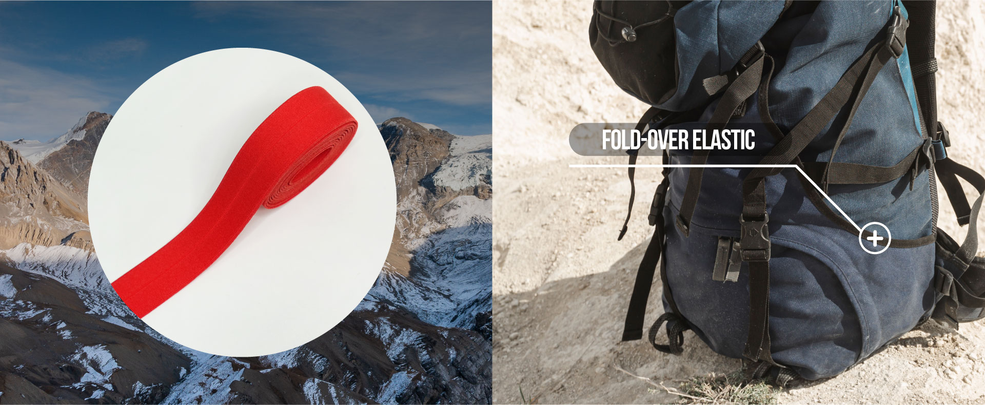 Hiking Backpacks: Applied to the edges of hiking bags, it enhances durability and prevents fraying, even in harsh outdoor conditions.