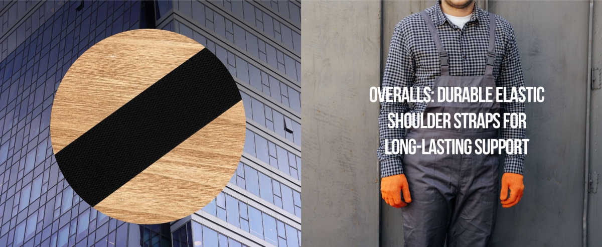 Overalls: Durable Elastic Shoulder Straps for Long-Lasting Support