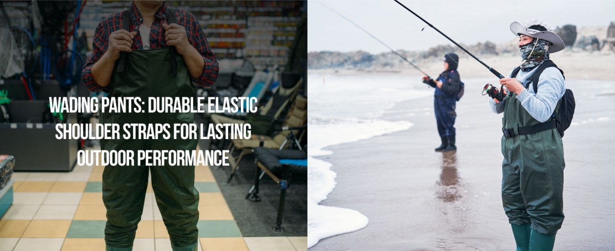 Wading Pants: Durable Elastic Shoulder Straps for Lasting Outdoor Performance