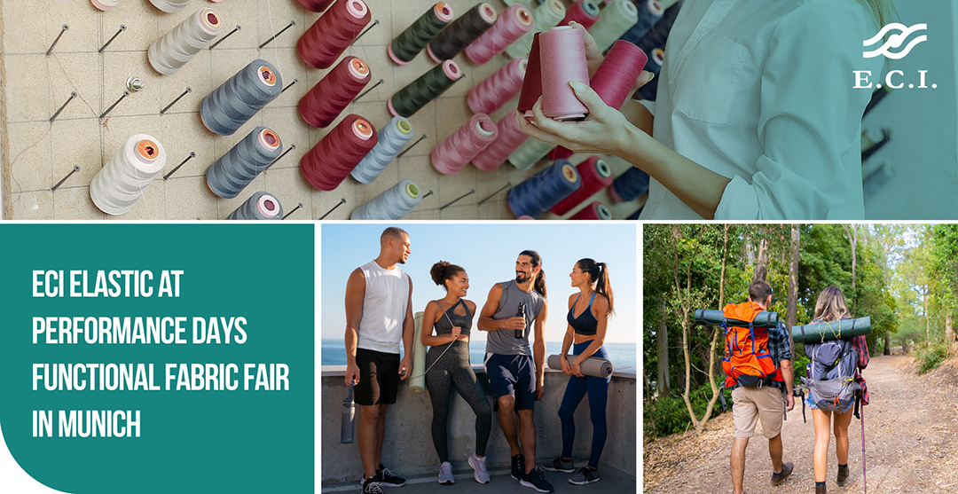 ECI Elastic at PERFORMANCE DAYS Functional Fabric Fair in Munich