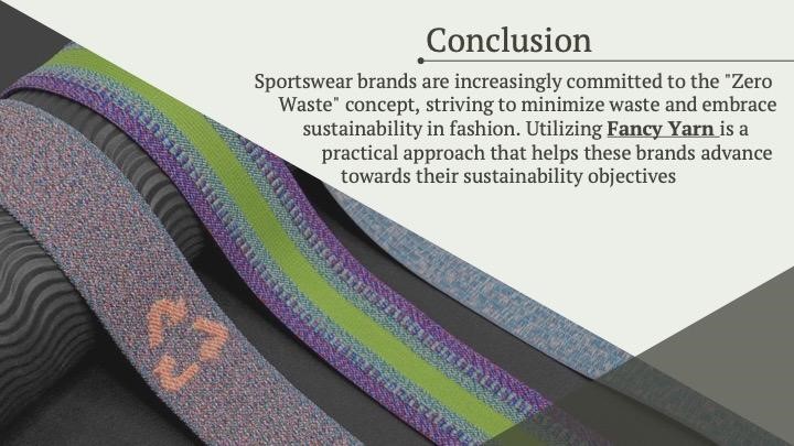 Benefits of Fancy Yarn to our Customers and E.C.I. as a Company