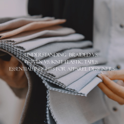 Understanding  Braided vs. Woven vs. Knit Elastic Tapes: Essential Insights for Apparel Designers
