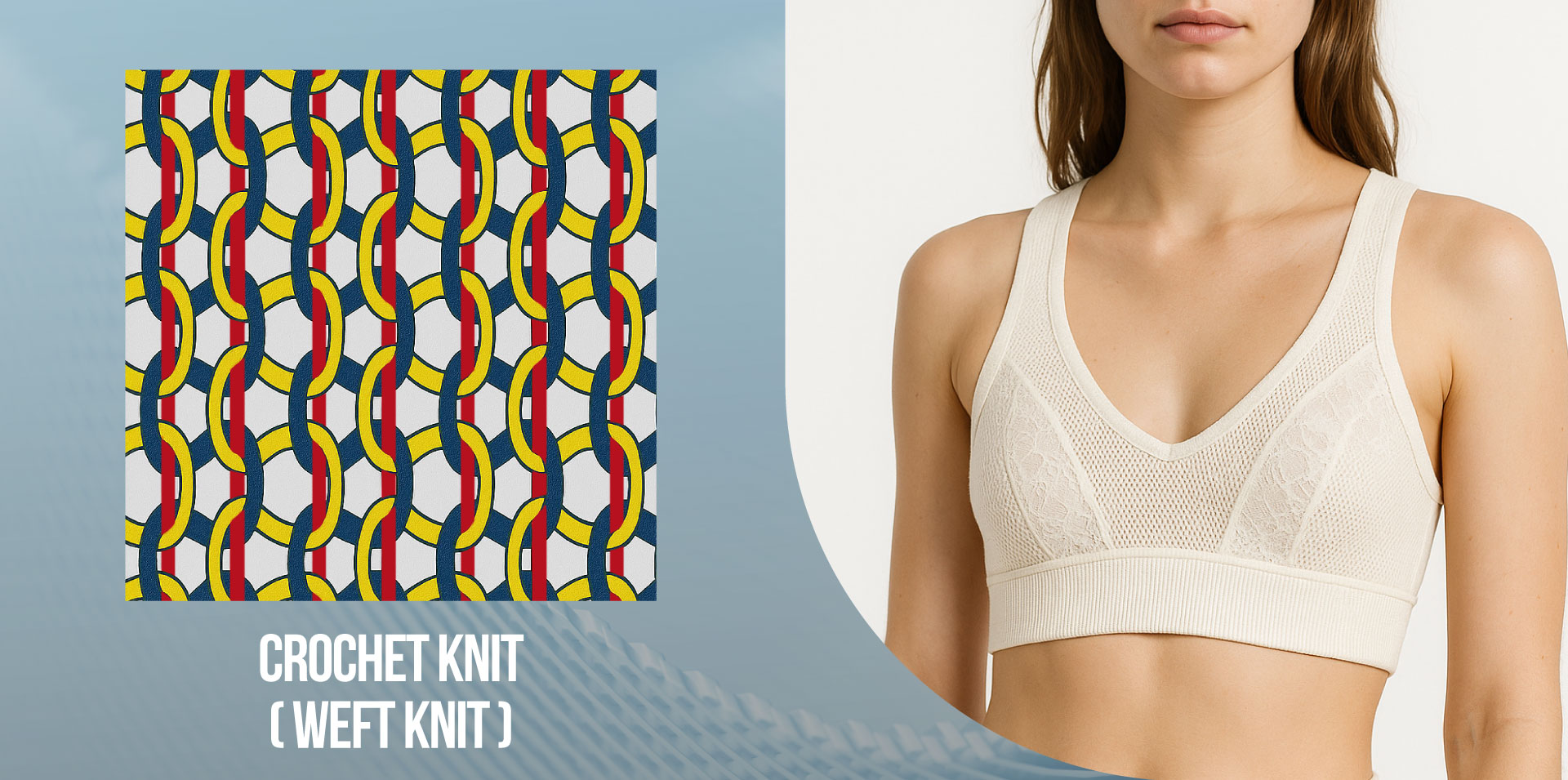 Comprendre le tricot au crochet (tricot trame)